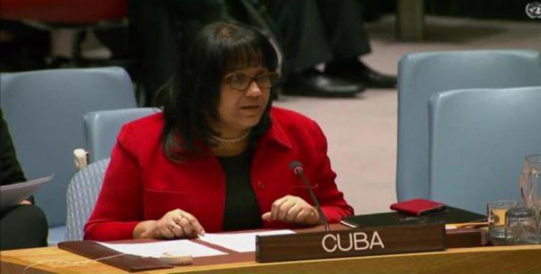 Embajadora de Cuba en la ONU, Anayansi Rodríguez.Foto:Internet.