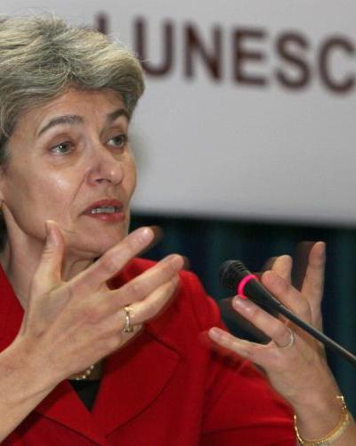 Directora general de la UNESCO, Irina Georgieva Bokova,