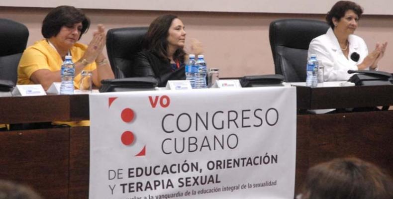 En Cuba concluye congreso de educación sexual. Foto:PL.