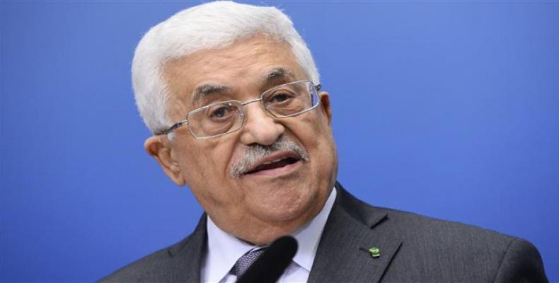 presidente palestino, Mahmud Abbas