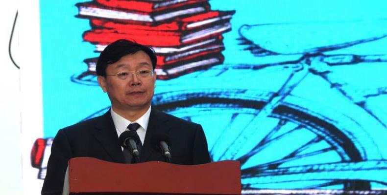 Zhou Huilin, viceministro de la Administración General de Prensa, Publicación, Radio, Cine y Televisión de China. Foto: PL