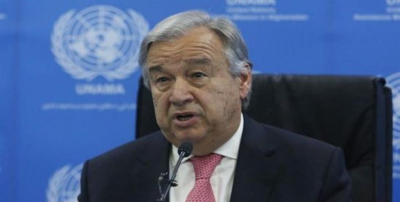 El secretario general de la ONU, António Guterres