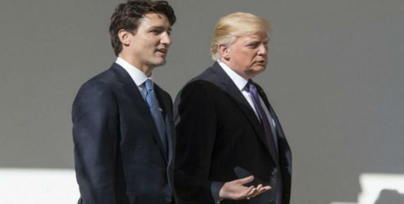 Trudeau y Trump