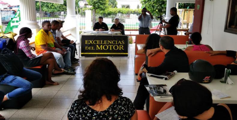 Press conference Wednesday. Excelencias del Motor magazine. Photo: A. Chirino