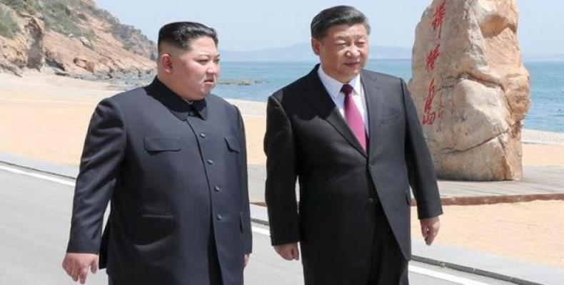 Kim Jong-un y Xi Jinping