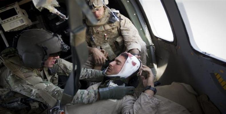 U.S. soldier with head injury.  (Photo: File)