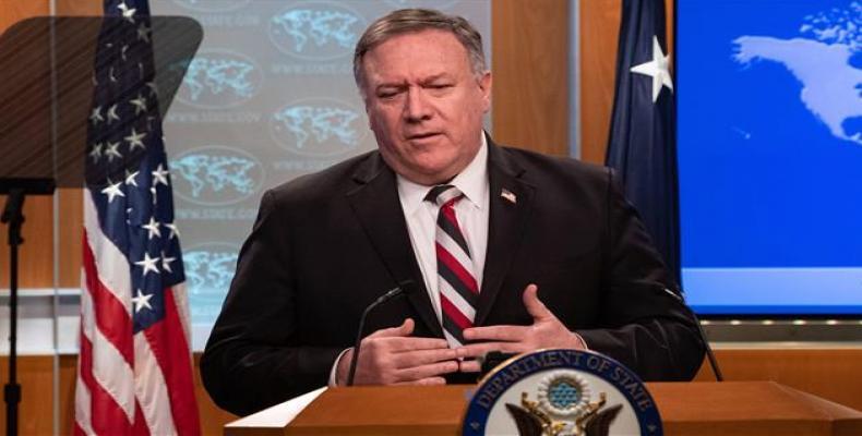 Secretary of State Mike Pompeo speaks at a press conference at the State Department in Washington DC, on March 17, 2020.  (Photo: AFP)