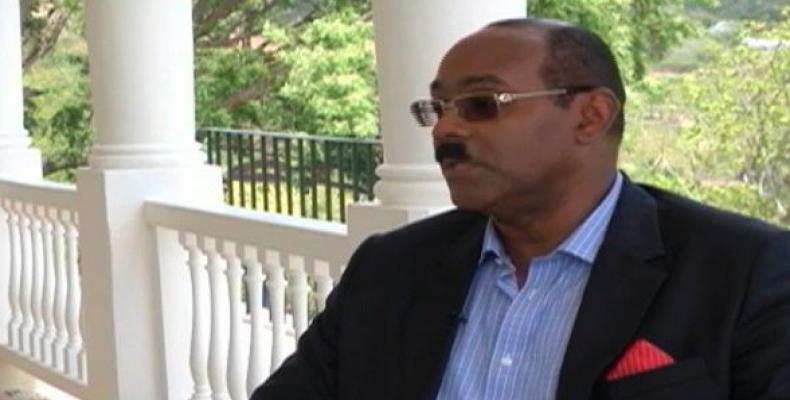 Gaston Browne, primer ministro de Antigua y Barbuda