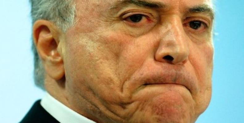 Embattled Brazilian President Michel Temer.  Photo: EFE