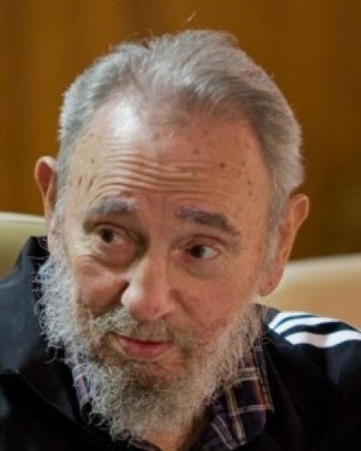 Líder histórico de la Revolución Cubana, Fidel Castro,