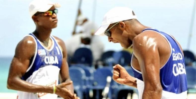 Sergio Gonzalez et Nivaldo Díaz, un des couples cubains qui participent au tournoi de Varadero