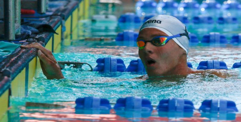 Luis Vega a amélioré à Lima sa marque  personnelle aux 200 mètres combinés. Photo: JIT