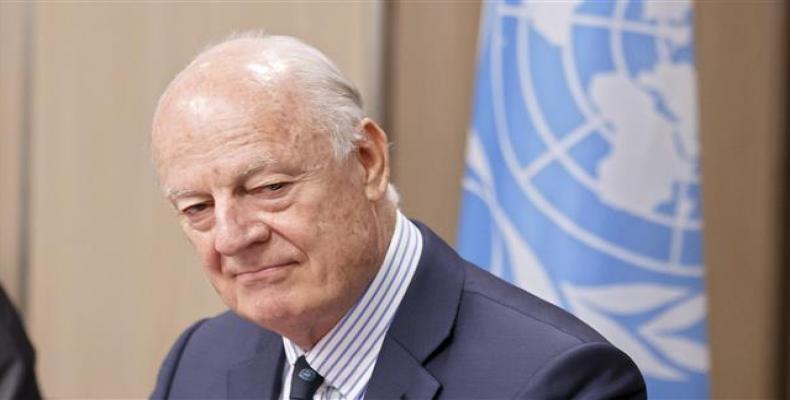 United Nations Special Envoy for Syria Staffan de Mistura