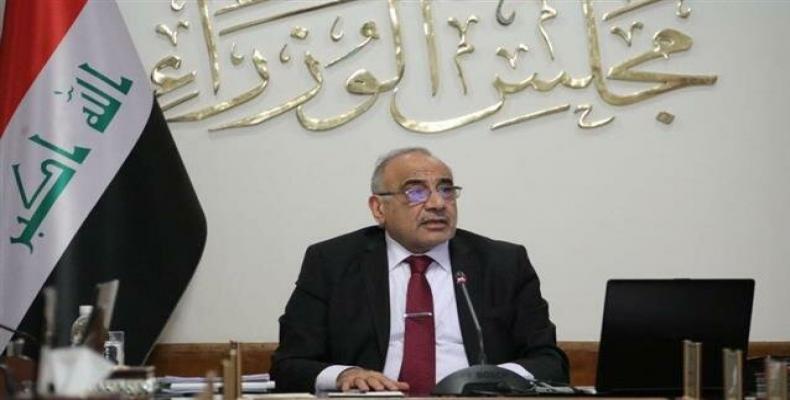 In this undated file picture, Iraqi Prime Minister Adel Abdul-Mahdi attends a cabinet session in the capital Baghdad  (Photo: File)
