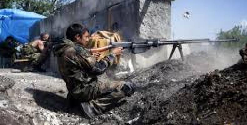 Combates en Lugansk