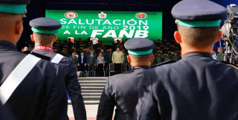 Nicolas Maduro during year-end event for Bolivarian National Armed Forces (FANB).  (Photo: VTV)