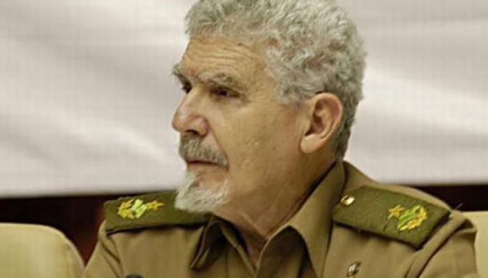 Comandante de la Revolución Ramiro Valdés, miembro del Buró Político del Partido Comunista de Cuba y Vicepresidente de los Consejos de Estado y de Ministros,