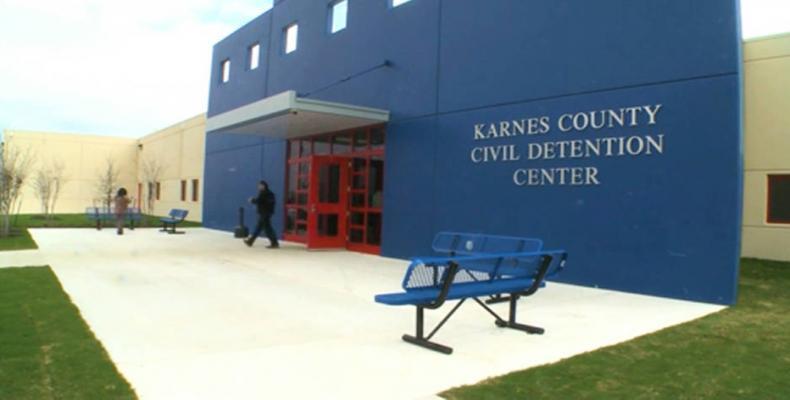 Fathers and sons launch strike in Texas immigration jail.  Photo: Karnes Detention Center