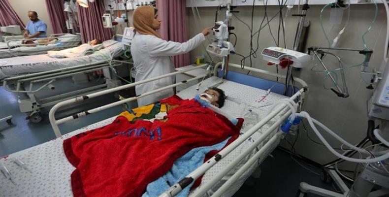 Una ONG cifra en 45 los niños palestinos muertos por el Ejército israelí en las protestas en Gaza.
