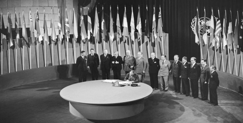 Aniversario de la firma de la carta fundacional de las Naciones Unidas. Foto/Noticia al día