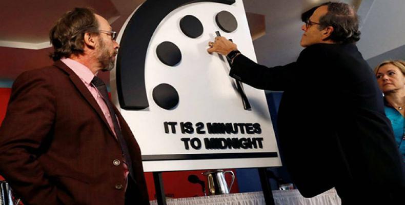 Doomsday Clocks moves closer to midnight (Photo: AFP)