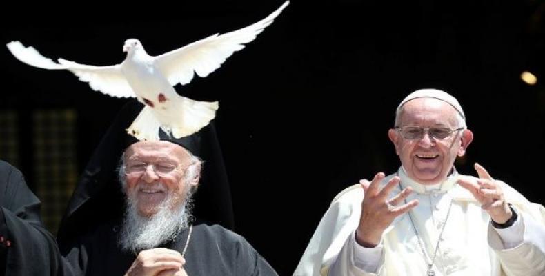 Pope Francis will participate in AMLO's proposed Mexican peace process.  Photo: Reuters Archive