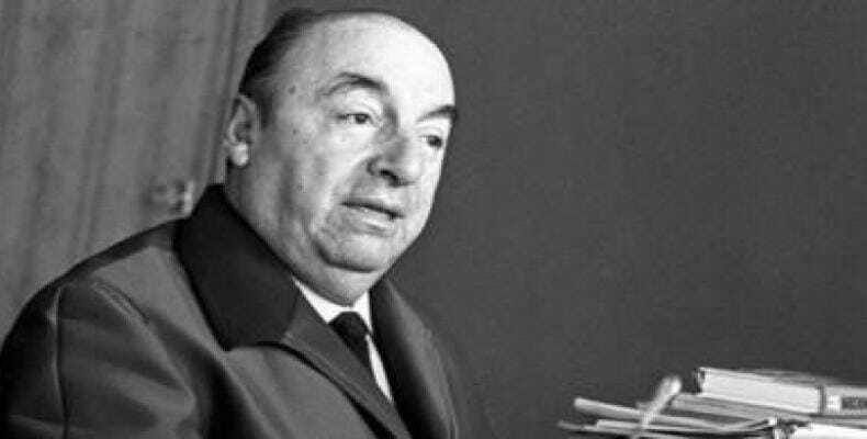 Pablo Neruda.Foto:AristeguiNoticias