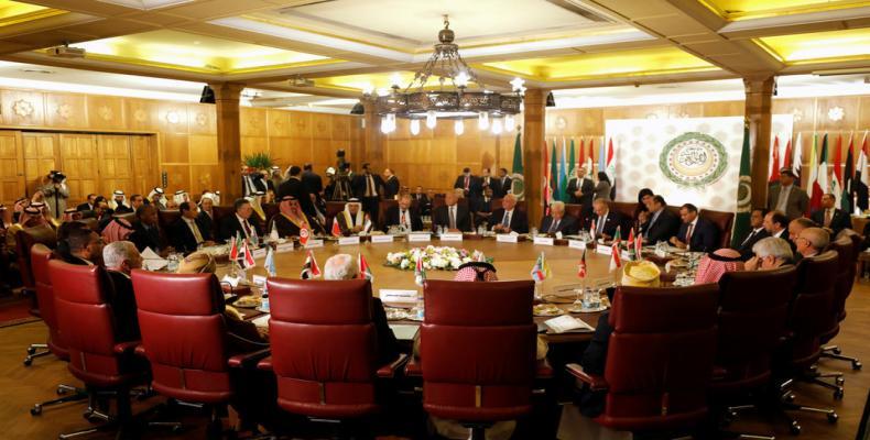 Arab League foreign ministers meet in Cairo, Egypt, February 1st. (Photo: Reuters / Mohamed Abd El Ghany)