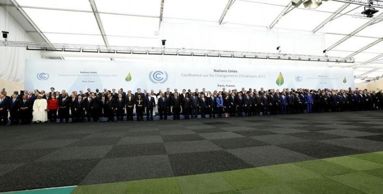 Inicio de la COP21, la cumbre de jefes de Estado y de Gobierno sobre el cambio climático de París. EFE