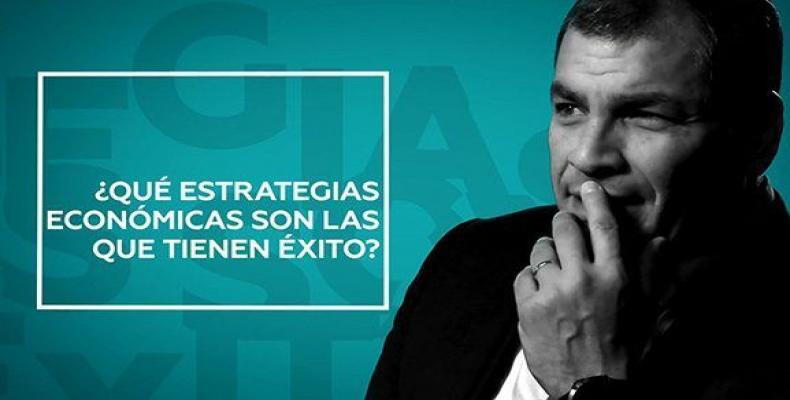 El expresidente de Ecuador Rafael Correa estrenará programa semanal en el canal RT en español. Foto:RT