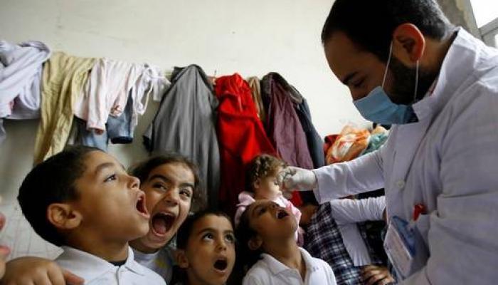 Comenzó campaña de vacunación antipolio en Siria