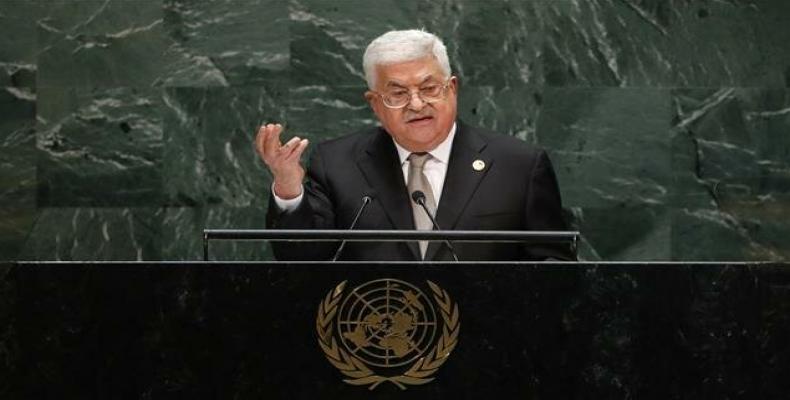 Palestinian President Mahmoud Abbas addresses UN General Assembly. (Photo: Reuters)