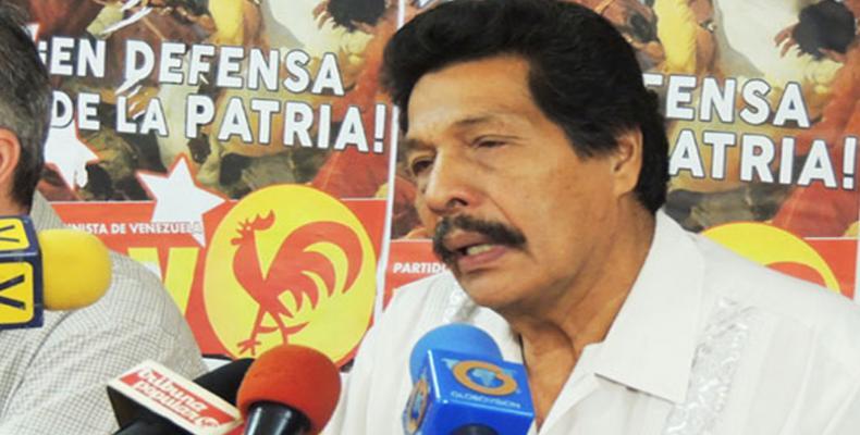 Pefecto Abreu, miembro del Buró Político del Partido Comunista de Venezuela.