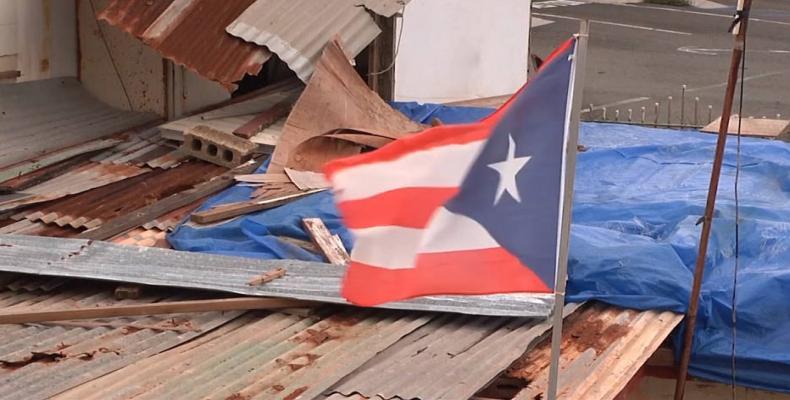 Donald Trump falsely accuses Puerto Rico of spending hurricane aid on debt.  Photo: AP