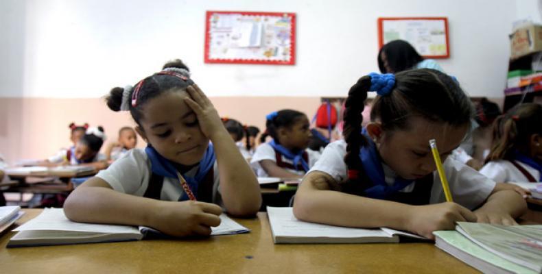 El nuevo curso mantiene los dos períodos de receso escolar. Fotos: Archivo