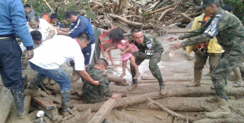 En la ciudad colombiana Mocoa un deslizamiento de tierra provocó más de 300 víctimas fatales.