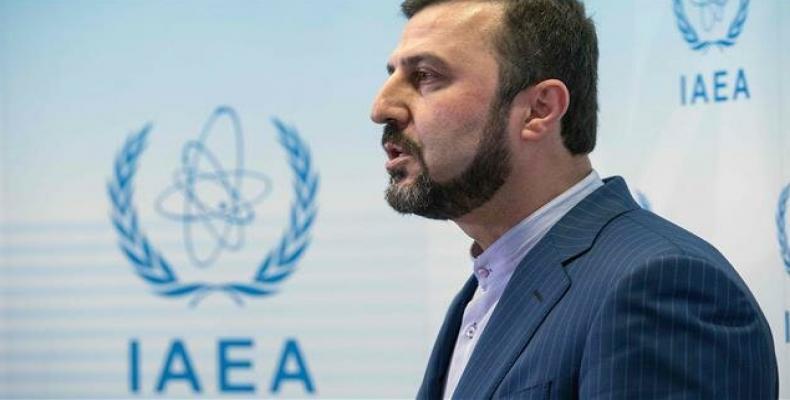 Iran’s representative to international organizations Kazem Gharibabadi.  (Photo: AFP)
