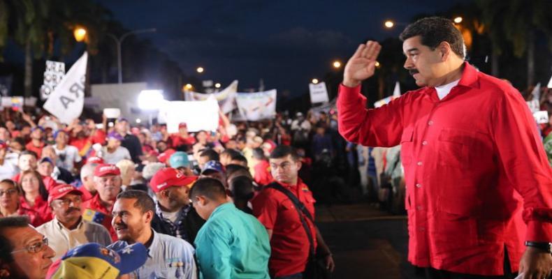 Maduro a su llegada a Congreso de la Patria
