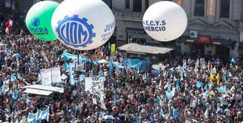 Protesta en Buenos Aires