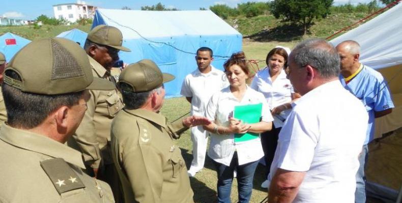 Jefe de la Defensa Civil Nacional en Santiago de Cuba.  Foto:  Granma