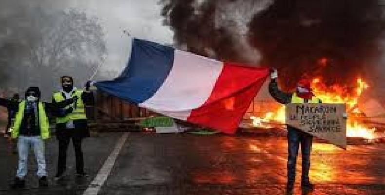 Protesta en Francia