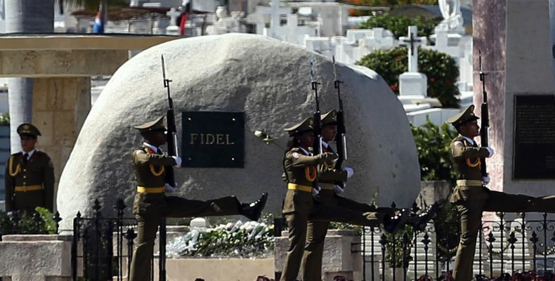 Los asistentes al X Encuentro de Educadores Guantánamo-República Dominicana rendirán tributo a Fidel Castro.Foto:Archivo.