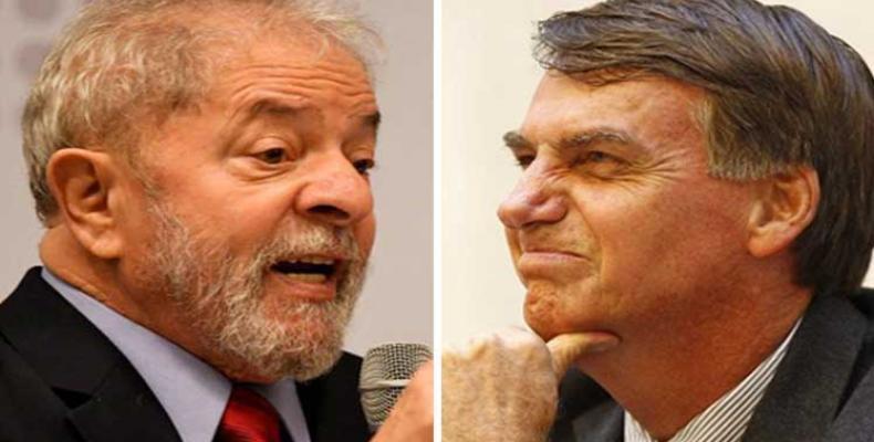Expresidente brasileño Luiz Inácio Lula da Silva acusa a Jair Bolsonaro