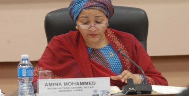 Amina Mohammed, subsecretaria general de Naciones Unidas.