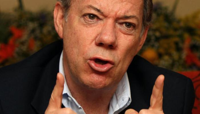 Presidente de Colombia, Juan Manuel Santos,