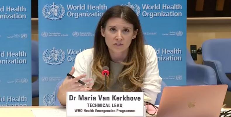 Maria Van Kerkhove, World Health Organization.  (Photo: Twitter)