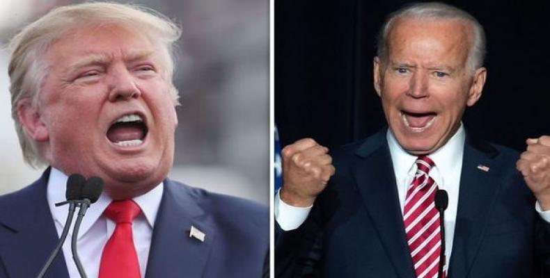 Donald Trump-Joseph Biden. Foto: Daily Express