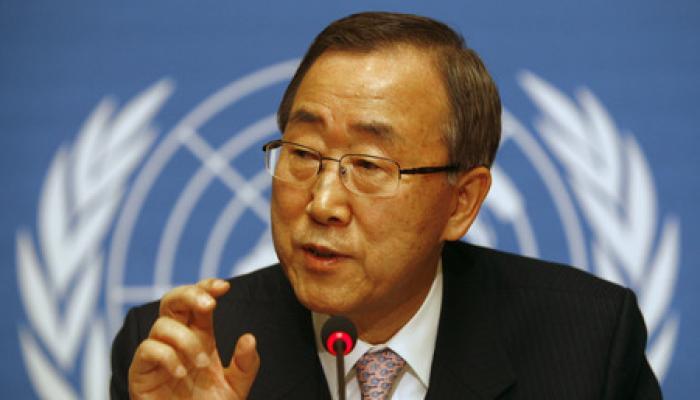 UN Secretary General, Ban Ki-moon