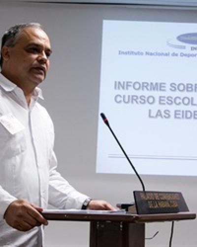 Osvaldo Vento, le nouveau président de l'INDER