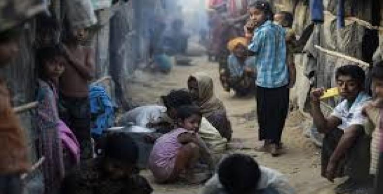 Niños rohinyás refugiados en Bangladesh  enfrentan condiciones difíciles en los campos de refugiados, asegura Unicef.(Foto:internet)